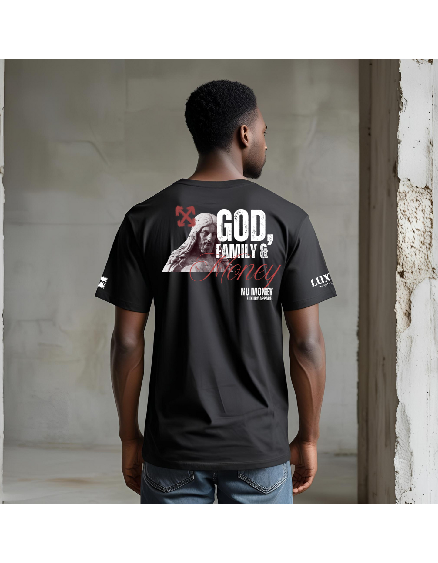 " God, Family, Money" t-shirt (black)