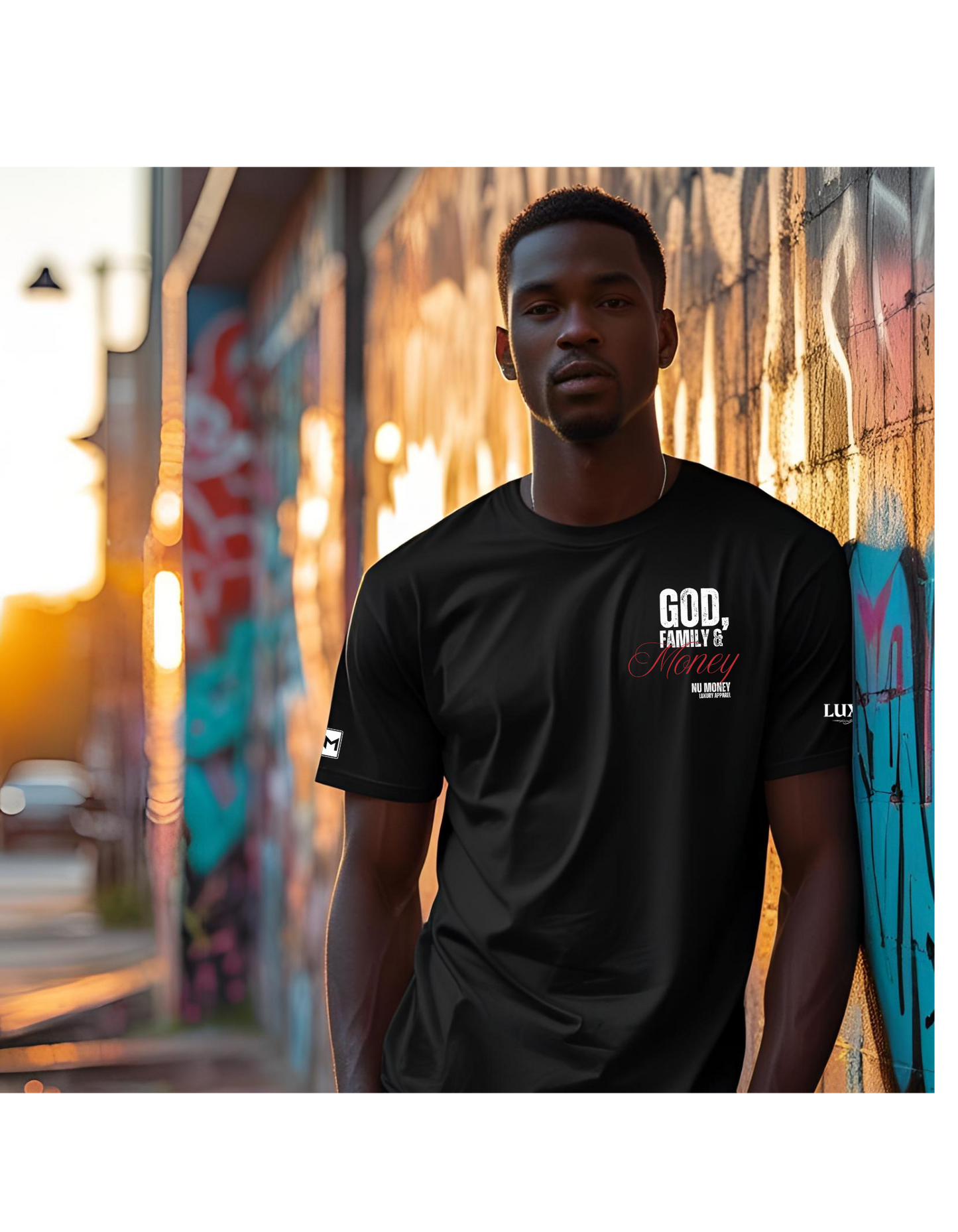 " God, Family, Money" t-shirt (black)