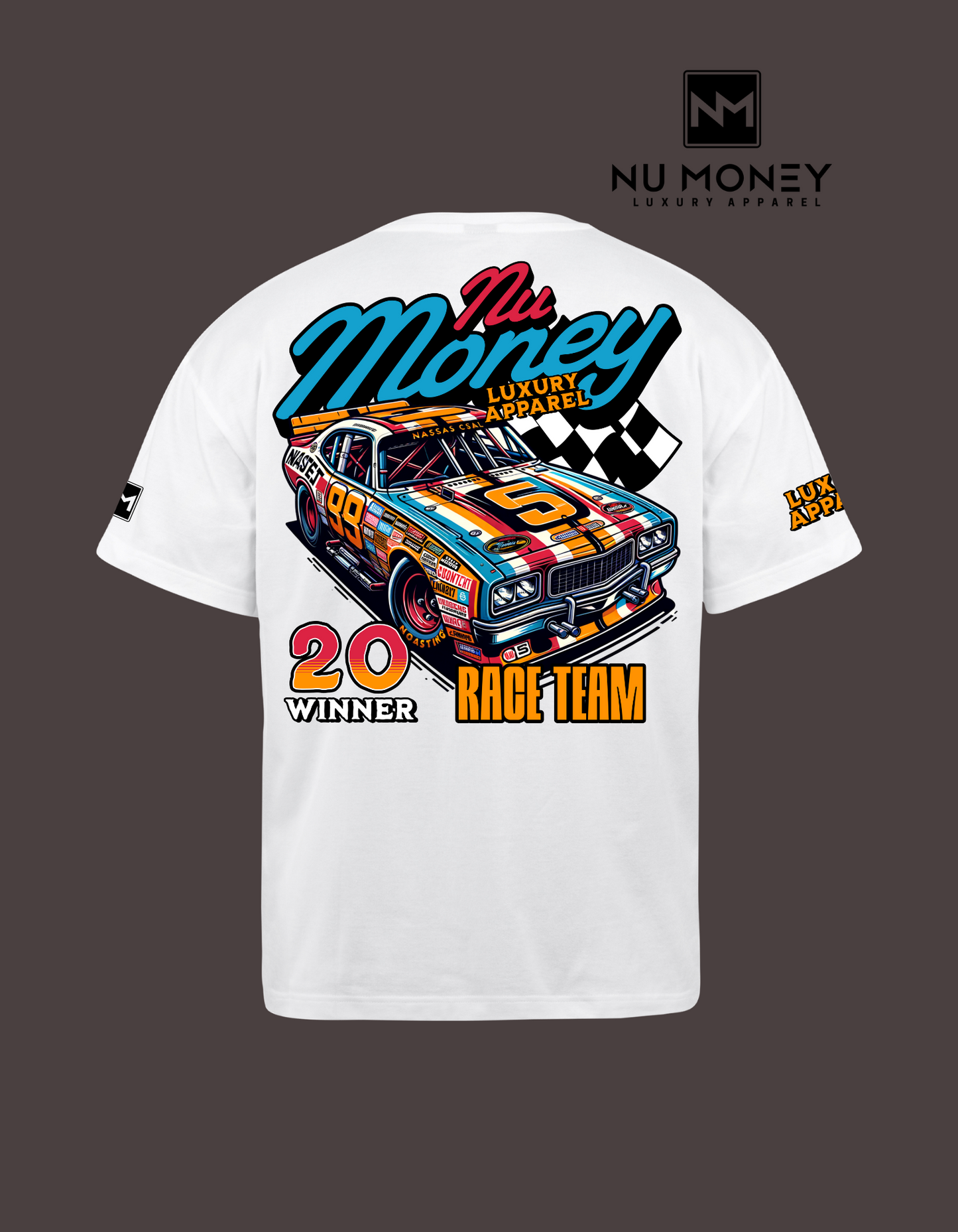 Race team Short sleeve T-shirt (white)