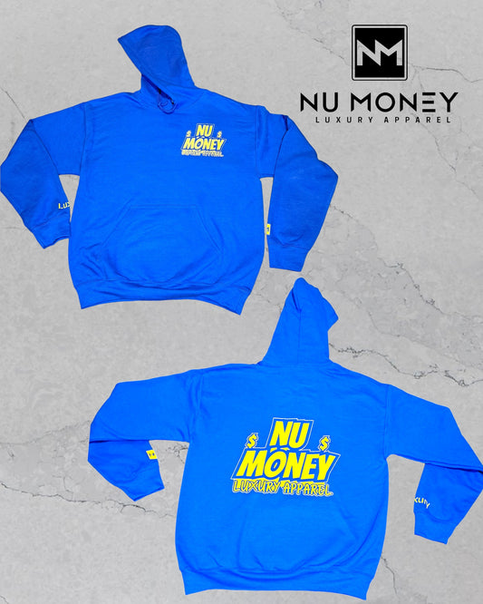 Graffiti logo hooded sweatshirt (royal)